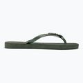 Dámske žabky Havaianas Square Logo Metallic green olive 2