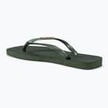 Dámske žabky Havaianas Square Logo Metallic green olive 3