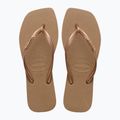 Dámske žabky Havaianas Square Logo Metallic rose gold / rose gold 11