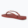 Dámske žabky Havaianas Square Logo Metallic Mahogany 3