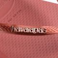 Dámske žabky Havaianas Square Logo Metallic Mahogany 12