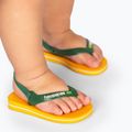 Havaianas Baby Brasil Logo II sandále pop yellow / amazon 4