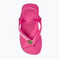 Havaianas Baby Brasil Logo II pink flux / white sandále 6