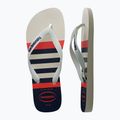 Havaianas Top Nautical žabky biela / biela / námornícka modrá 11