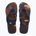 Pánske žabky Havaianas Top Camu dark brown 10