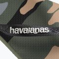 Pánske žabky Havaianas Top Camu green olive / black 11