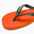 Havaianas Brasil Logo sunset orange žabky 7