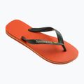 Havaianas Brasil Logo sunset orange žabky 8