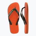 Havaianas Brasil Logo sunset orange žabky 11