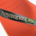 Havaianas Brasil Logo sunset orange žabky 12
