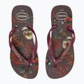 Pánske žabky Havaianas Top Tribo dark brown 9