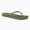 Dámske žabky Ipanema Anatomic Brasilidade green/gold