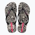 Dámske žabky Ipanema Animal Print VI beige/black/pink 2