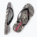 Dámske žabky Ipanema Animal Print VI beige/black/pink 3