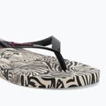 Dámske žabky Ipanema Animal Print VI beige/black/pink 7