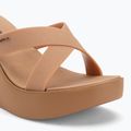 Dámske šľapky Ipanema High Fashion II Slide beige/glitter beige/green 7