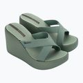 Dámske šľapky Ipanema High Fashion II Slide green/glitter green/grey