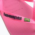 Havaianas Brasil Logo Neon žabky pink flux / pink flux 12