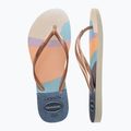 Dámske žabky Havaianas Slim Palette Glow beige 5