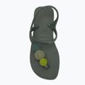 Havaianas Flash Urban Plus dámske sandále olivovo zelené 5