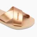 Dámske žabky Havaianas Aqua Metallic golden 7