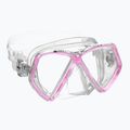 Súprava na šnorchlovanie detská Mares Combo Zephir Junior pink/clear 2