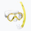 Súprava na šnorchlovanie detská Mares Combo Seahorse yellow/clear