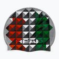 Detská plavecká čiapka HEAD Flag Suede Rhoumb šedo-zelená 455288