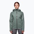 Dámska bunda do dažďa Black Diamond Stormline Stretch Green APM6973053LRG1