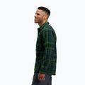 Pánske trekingové tričko Black Diamond Project Heavy Flannel palm green/anthracite plaid 3