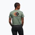 Dámske tričko Black Diamond Faded Crop laurel green 3