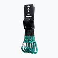 Súprava lezeckých expresiek Black Diamond Hotforge Hybrid Quickpack Set 6 pcs. 12 cm clean green