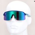 Cyklistické okuliare Oakley Sutro Lite fialovo-zelené 0OO9463 7