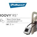 Detská cyklistická sedačka POLISPORT Groovy RS+ čierna FO 8640700001 8