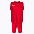 Spalding Atlanta 21 pánska basketbalová súprava šortky + dres červená SP031001A223