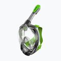 Celotvárová maska na šnorchlovanie SEAC Magica grey clear/green lime