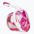 Celotvárová maska na šnorchlovanie SEAC Magica white/pink