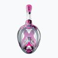 Celotvárová maska na šnorchlovanie detská SEAC Magica black silicone/pink 2