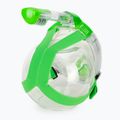 Detská celotvárová maska na šnorchlovanie SEAC Libera lime transparent/lime 4