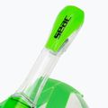 Detská celotvárová maska na šnorchlovanie SEAC Libera lime transparent/lime 5