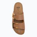 Dámske šľapky Scholl Montery 2 Straps Ad Med cognac 5