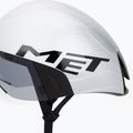 Cyklistická prilba MET Codatronica white/silver matte glossy 7