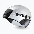 Cyklistická prilba MET Codatronica white/silver matte glossy 2