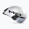 Cyklistická prilba MET Codatronica white/silver matte glossy 3