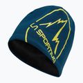 Zimná čiapka La Sportiva Circle Beanie storm blue/lime peach