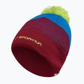 La Sportiva Knitty Beanie zimná čiapka sangria/electric blue