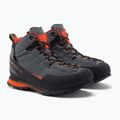 La Sportiva pánska treková obuv Boulder X Mid grey-orange 17E900304 5