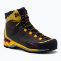 La Sportiva pánske vysokohorské topánky Trango Tech Leather GTX black/yellow 21S999100