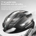 Cyklistická prilba Rockbros 100036001 With Remote Control and Warning Light black 2