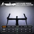 Predné svetlo na bicykel Rockbros 2410008003 Bike Front Light 1500 Lumen black 2